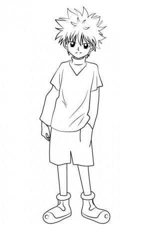 Anime Coloring Pages. Print for free | WONDER DAY — Coloring pages for  children and adults