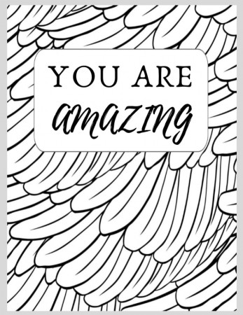 you are amazing: coloring book for adult with motivational words: CLRB,  david: 9798556337961: Amazon.com: Books