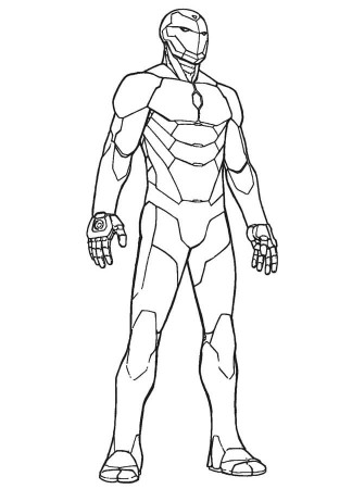 Iron Man 15 Coloring Page - Free Printable Coloring Pages for Kids