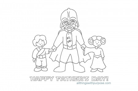 Star Wars Dad Birthday Colouring Pages - Colorine.net | #24815