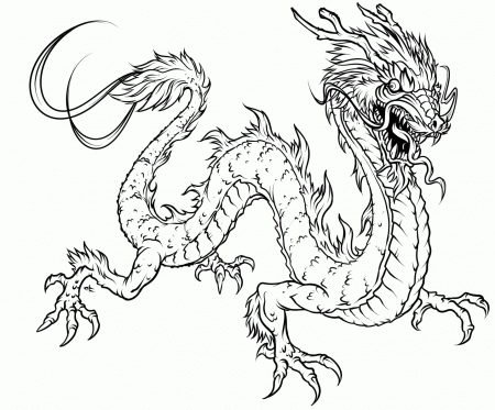 Fire Dragon Coloring Pages #1330 Dragon Coloring Pages ~ Coloring Tone
