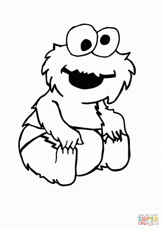 Free Printable Cookie Monster Coloring Page Nice - Coloring pages