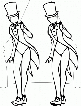 Dance Coloring Pages - Coloring Page