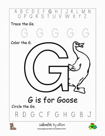 G Coloring Pages Preschool | Coloring Pages