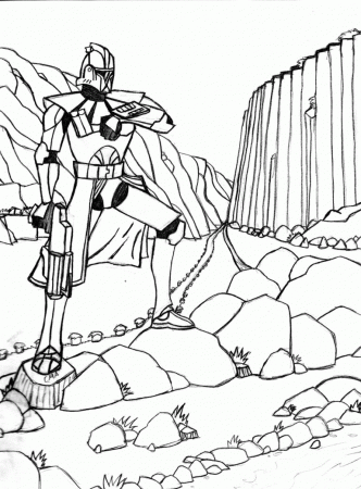 Kindergarten Collection Of Clone Trooper Coloring Pages Page 2 Of ...