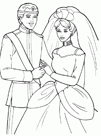 Free Wedding Dress Coloring Pages, Download Free Wedding Dress Coloring  Pages png images, Free ClipArts on Clipart Library