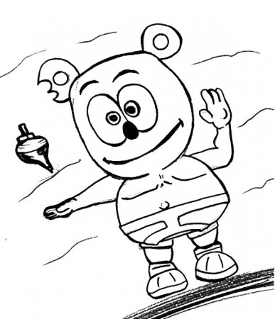 Printable Gummy Bear Coloring Pages | ColoringMe.com