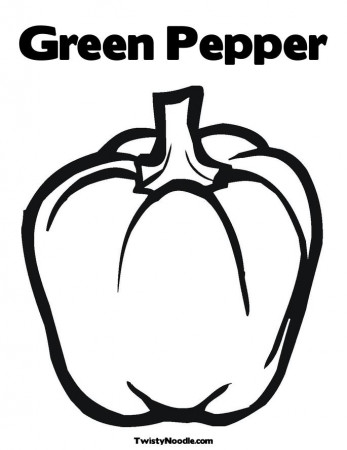 7 Best Images of Printable Template Bell Peppers - Green Pepper Coloring  Page, Pizza Slice Shape Template Printable and Printables & Seed Packet  Templates / printablee.com