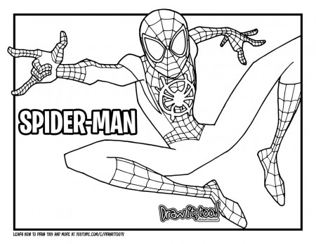 Miles Morales Coloring Pages - Coloring Pages 2019