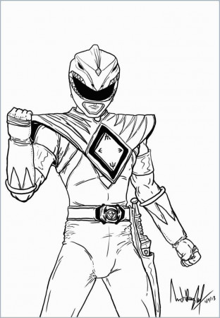 60 Power Rangers Red Ranger Coloring Pages
