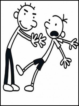 Coloring Pages Diary of a Wimpy Kid 1