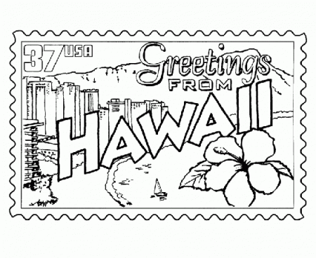 Hawaiian Coloring Pages Picture - Whitesbelfast.com