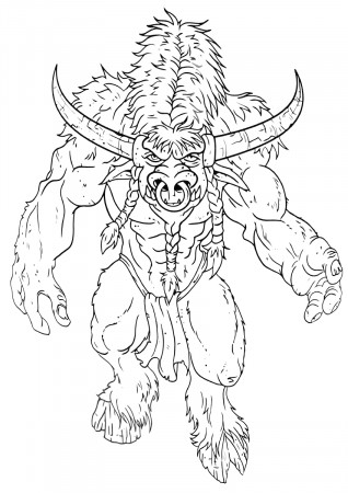World Of Warcraft Coloring Pages to Print