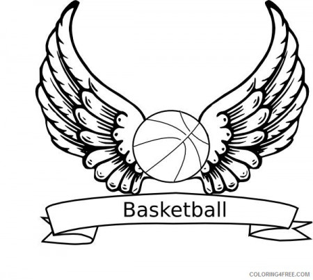 basketball coloring pages printable free Coloring4free - Coloring4Free.com