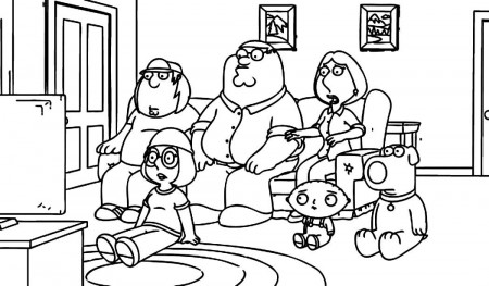 family guy coloring page