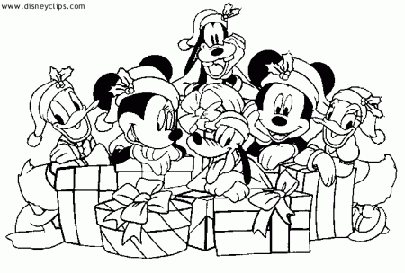 disney christmas colouring pages | Only Coloring Pages