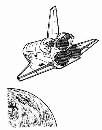 Kids-n-fun.com | Coloring page Space travel Space travel