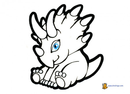Cute Dinosaurs Coloring Pages | Sesiweb.us