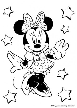 Minnie Mouse Outline free