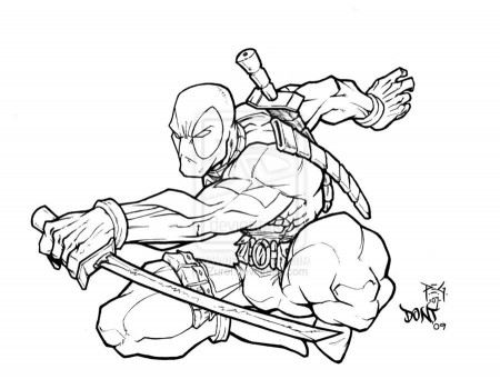 Free Printable Deadpool Coloring Pages For Kids #5583 Deadpool and ...