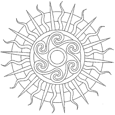 Easy Mandala Coloring Pages | Mandala Coloring pages of ...