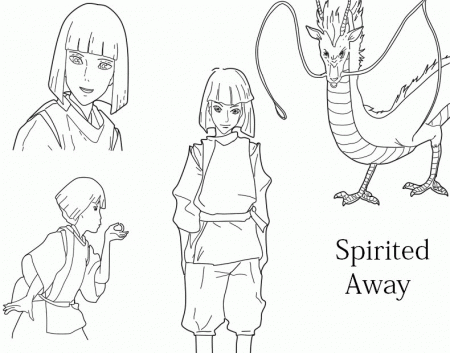 spirited away coloring pages - High Quality Coloring Pages