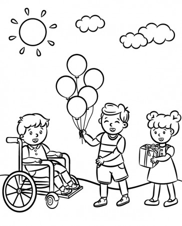 Coloring pages about kindness + inclusivity - Topcoloringpages.net