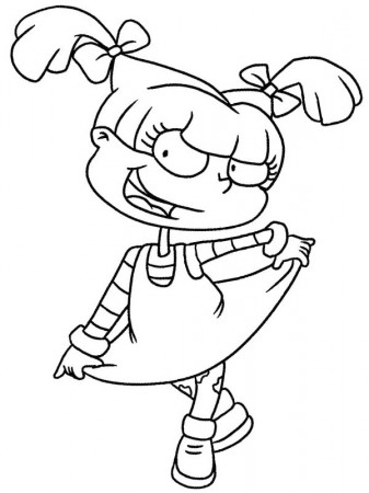 Angelica Pickles Coloring Page - Funny Coloring Pages