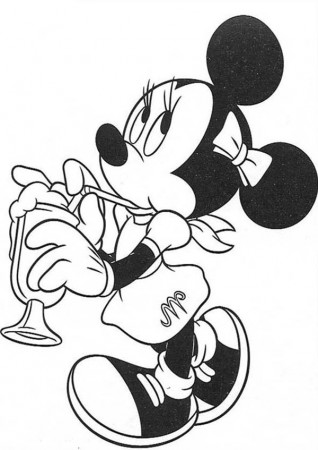 Drink A Glass Of Water Mickey Mouse Safari Coloring Pages : Bulk Color