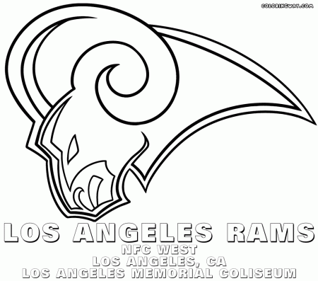 NFL logos coloring pages | Coloring pages to download and print