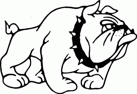English Bulldog Coloring Pages Printable Free Printable Bulldog ...