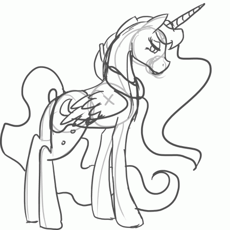 Nightmare Moon Coloring Pages - High Quality Coloring Pages