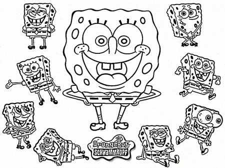 Spongebob Coloring Pages - Colorine.net | #21442