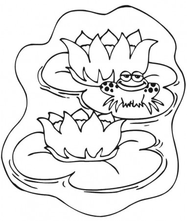 8 Pics of Frog Pond Coloring Page - Coloring Page Pond Life ...