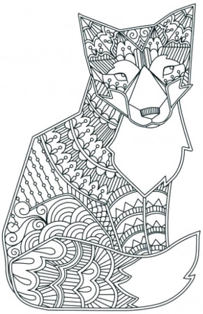 Hard Cute Animal Coloring Pages