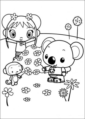 Kids-n-fun.com | 49 coloring pages of Ni hao Kai Lan