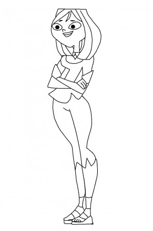 Total Drama Courtney Coloring Page by TheWritingGamer on DeviantArt