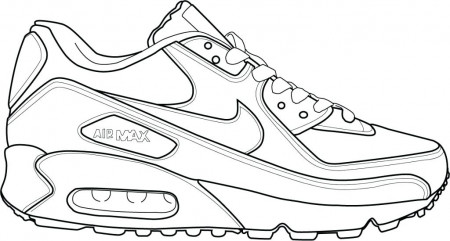 Nike Shoes Coloring Pages at GetDrawings.com | Free for ...