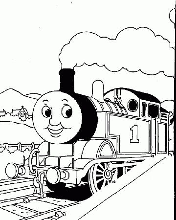Free Thomas Coloring Pages