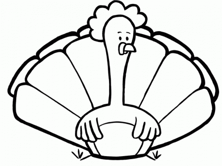 Turkey Coloring Pages For Kids - Free Coloring Pages For KidsFree 