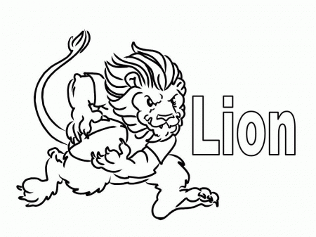 realistic lion coloring pages : Printable Coloring Sheet ~ Anbu 