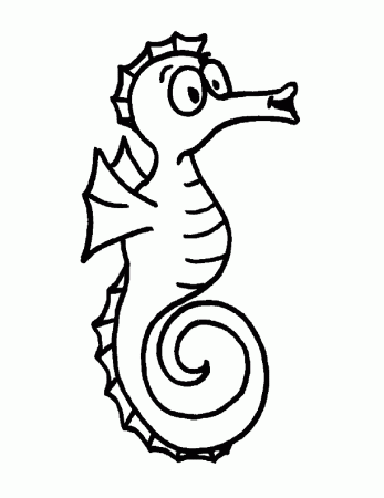 Sea Creature Coloring Pages For Kids | Animal Coloring Pages 