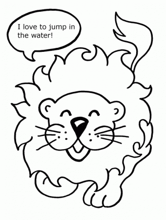 Adventure Swim Animal Coloring Pages 131856 Otter Coloring Page