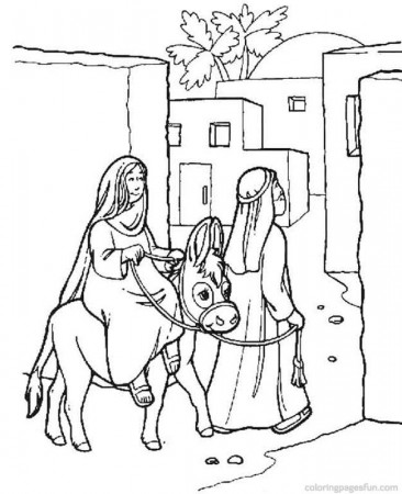 Bible Christmas Story Coloring Pages 25 | Free Printable Coloring 