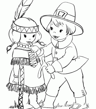 Thanksgiving Has Been Give Gifts Coloring Page |Thanksgiving 