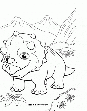 Free Dinosaur Coloring Pages