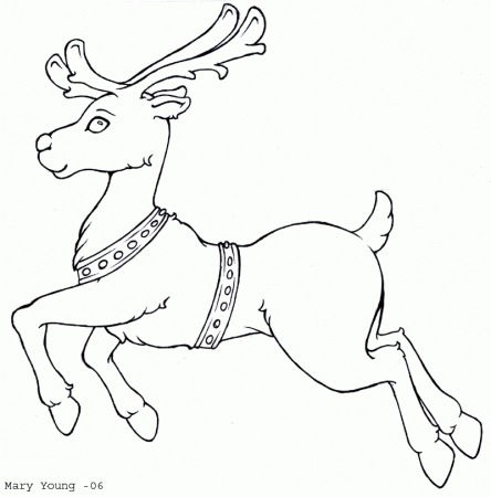 Reindeer Coloring Page by BlackMagdalena on deviantART