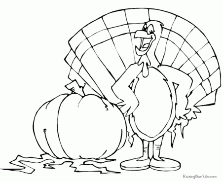 Printables - Thanksgiving Turkey Coloring Pages 014