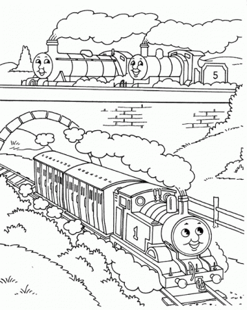 Thomas the Tank Engine Coloring Pages 2 | Free Printable Coloring 