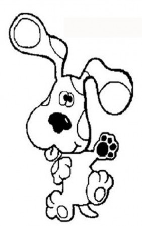 2014 blue's clues coloring pages